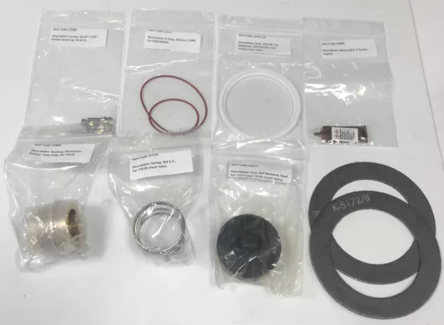 Kobelco / Rogers Machinery 3” Check Valve Rebuild Kit T7578 / T-7578 / T 7578