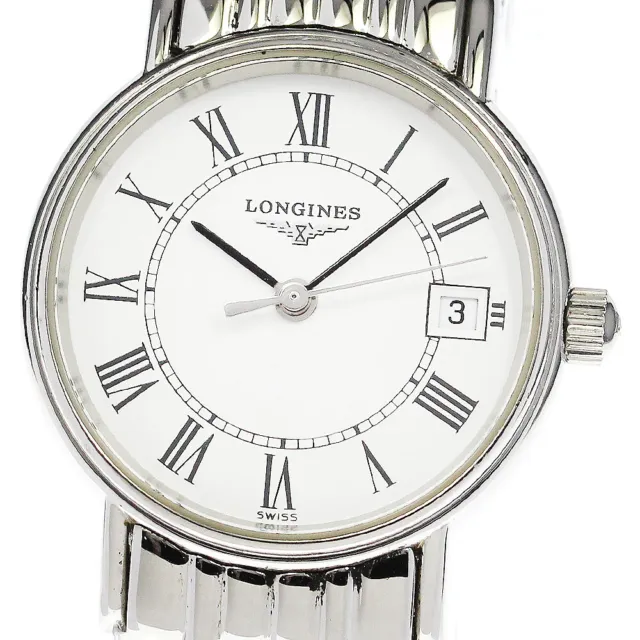 LONGINES Grand classic L4.220.4 Date white Dial Quartz Ladies Watch_795989