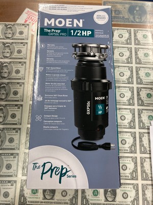 Moen The Prep Pro Series GXP50C GX 1/2 hp Garbage Disposal BNIB