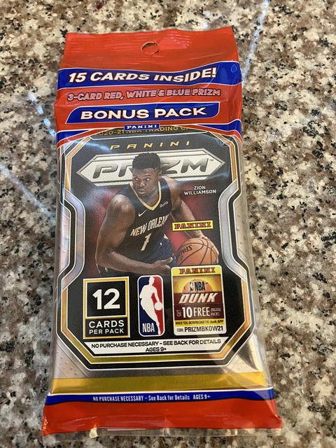 2020-21 Panini Prizm  NBA Cello  Fat Pack (15 Cards) 🔥🏀 Basketball