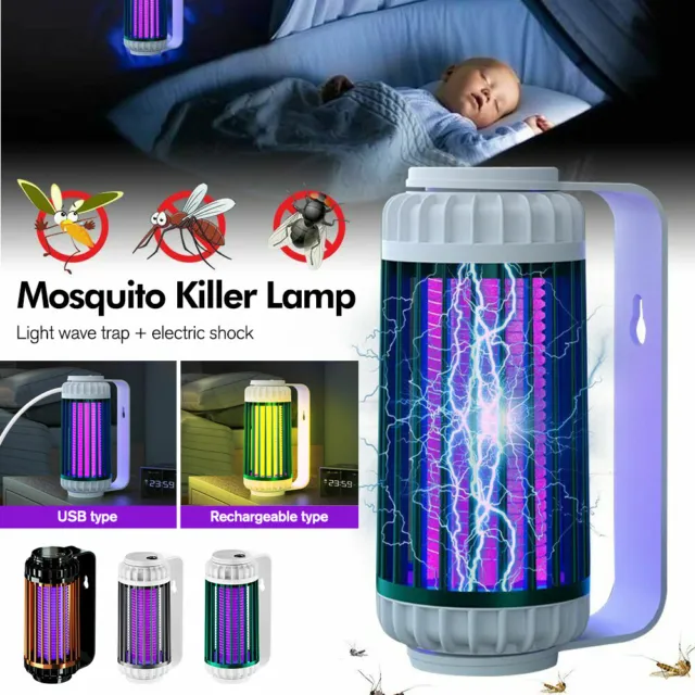 Insektenfalle UV Lampe Mückenlampe Insektenvernichter Elektrisch Wandhalterung