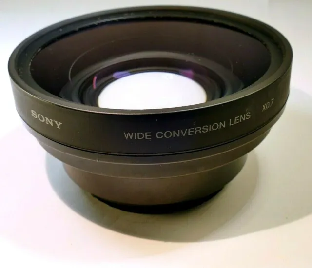 Sony Wide Angle Conversion Lens x0.7 VCL-HG0758 AUX  HG-0758
