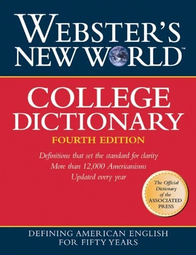 WEBSTER'S NEW WORLD COLLEGE DICTIONARY By Michael E. Agnes **BRAND NEW**