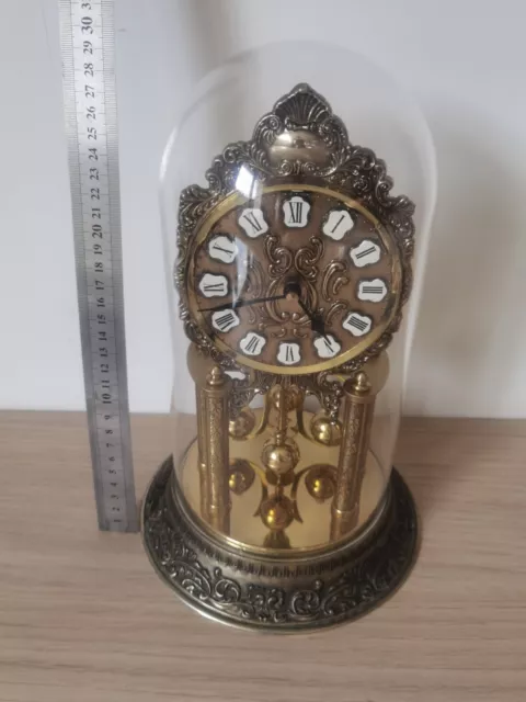 Horloge de 400 jours, à poser, en laiton. Balancier rotatif. SCHATZ ET SOHNE 2