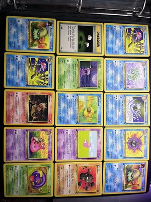 Lot De 15 Cartes Pokemon Fossile Edition 1 Français Wizards 1999/2000 Exc/Nm