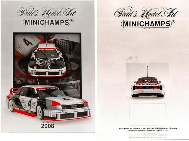 CATALOGUES MAGAZINE BOOK Booklet Model Car diecast Minichamps Catalog