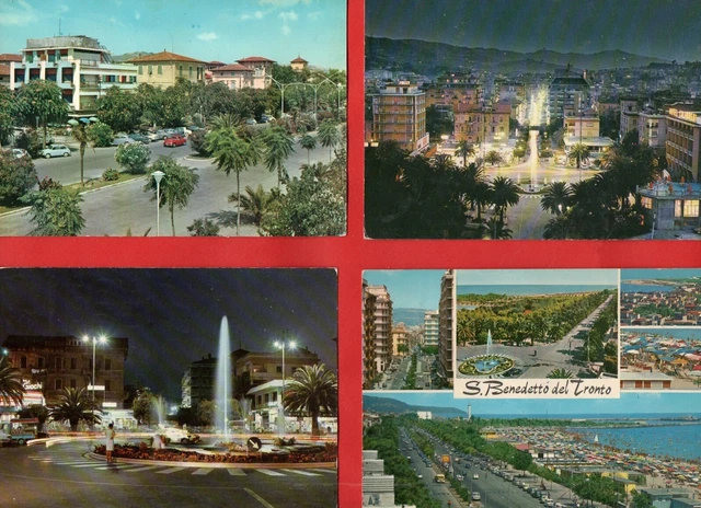 SAN BENEDETTO DEL TRONTO - LOTTO DI 50 CARTOLINE VIAGGIATE - vedi foto e descr
