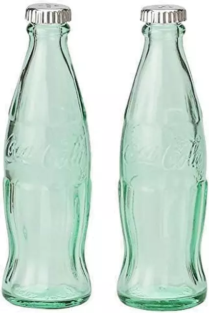 TableCraft Coca-Cola / Coke Bottle Salt & Pepper Shakers with Rack 3