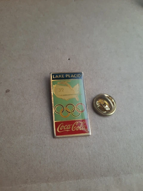 PINS VINTAGE JEUX OLYMPIQUES ALBERVILLE 92 COCA