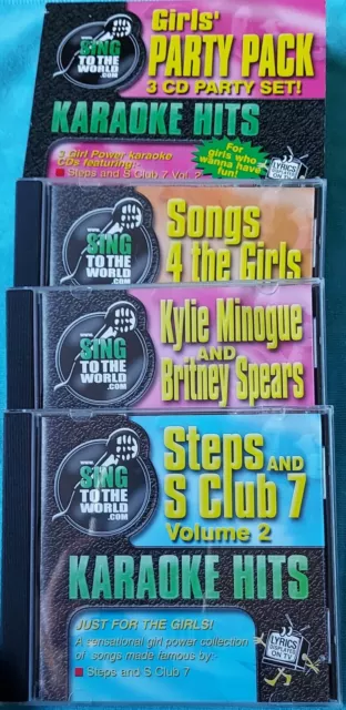 Sing To The World Karaoke - Girls Party Pack (3 CD+G Set), Various Artists