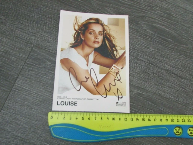 Louise Redknapp Eternal Singer & Strictly Original Hand Signed Promotional Card 3