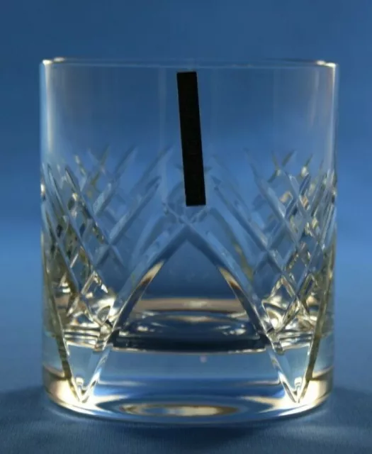 EDINBURGH CRYSTAL - TORRENT - LARGE OLD FASHIONED WHISKY GLASS  9cm /  3 1/2"