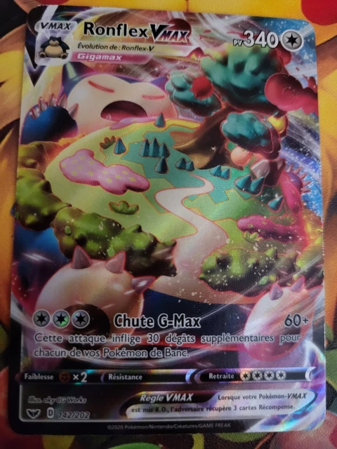 Carte Pokemon Ronflex V 141/202 EB1 Epée et Bouclier
