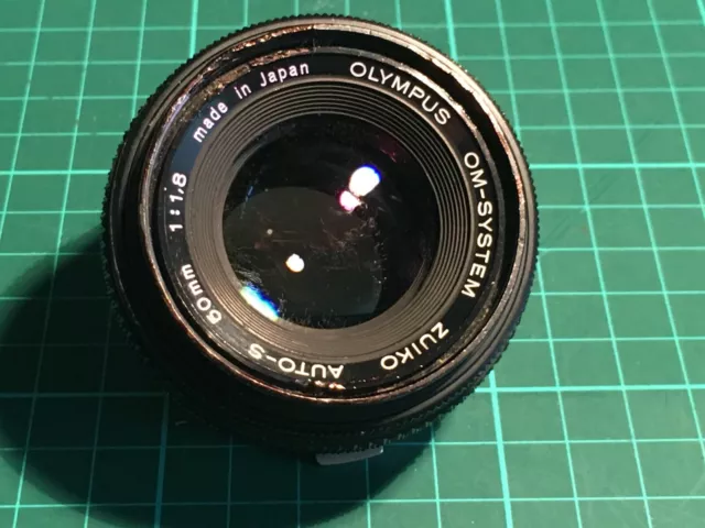 Olympus Zuiko 50mm f1.8 Auto-S OM-System Standard lens