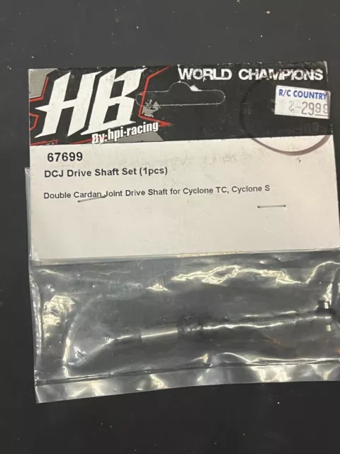 HPI HB Racing 67699 Hot Bodies DCJ (Double Cardan Joint) Drive Shaft