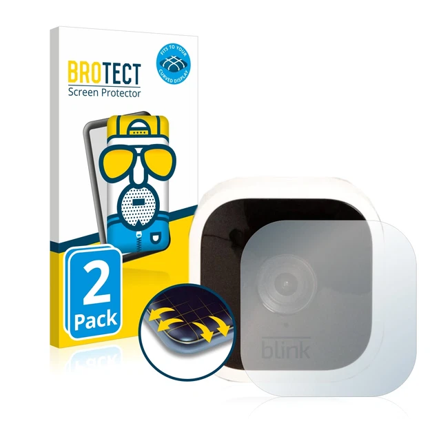 2x Full Cover Opaca Pellicola Protettiva per Blink Mini Curved Proteggi Schermo