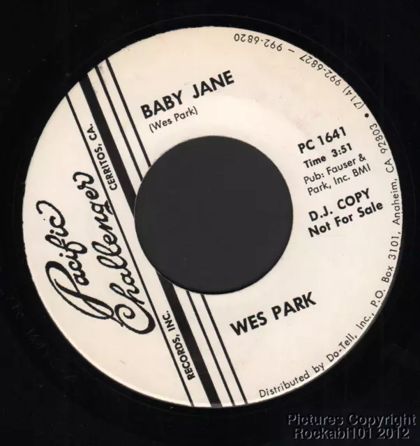 Hear Wes Park Northern Soul / Boogie DJ M- 45 (Baby Jane b/w Standin' So Close)