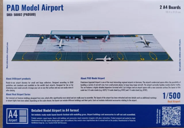 für herpa wings,sky500,JC-Wings,Sky500 Flughfendiorama Flughafen Paderborn (PAD)