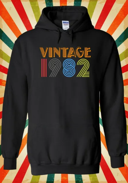 Vintage 1982 Cool Retro Funny Men Women Unisex Top Hoodie Sweatshirt 2709