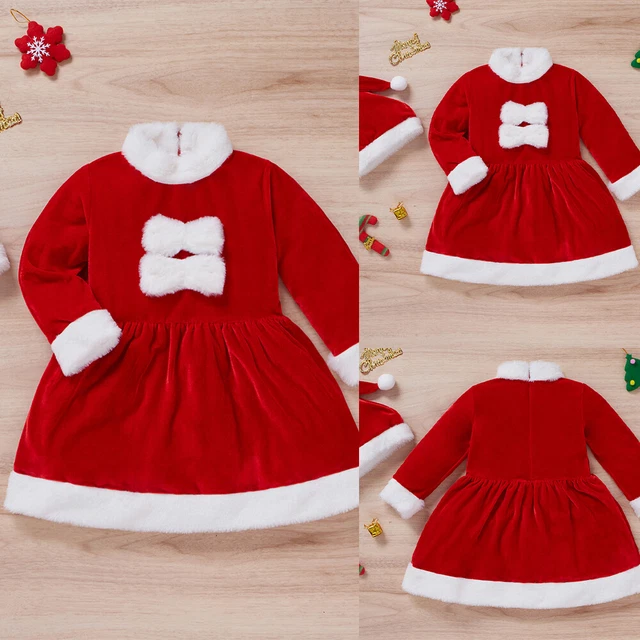 Costume cosplay costume di Natale bambine Babbo Natale per bambine 3