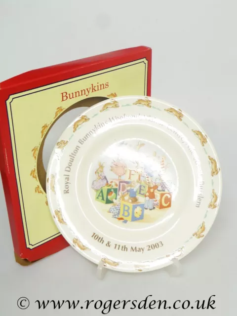 Royal Doulton    Bunnykins Plate  LTD Edition 200 Only