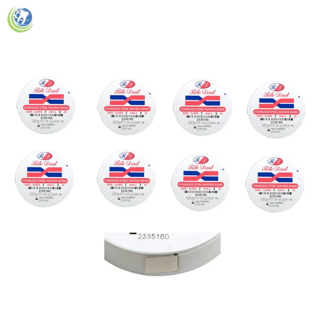 FEN DENTAL Matrix Bands – 3 Rolls Of 3/16" (4.76mm) X 3 Meters | 30 Ft Total For Dentistry