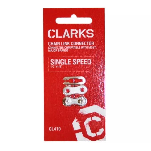 Clarks Cl410 Fixed Singlespeed 1/8" Bike Cycle Chain Missing Link Connector