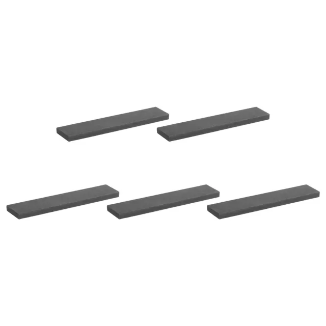 Graphite Bloc Lingot Rectangle Graphite Electrode Plaque 100x20x5mm Set 5
