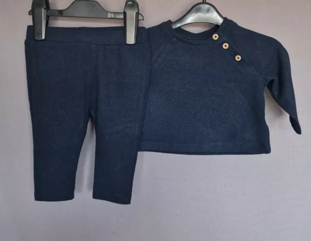 Matalan Baby Boys 2 Part Set. Jumper And Bottoms Outfit Size 0-3Mths.