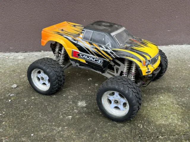 HPI E Savage Flux Brushless 1/10 Monster Truck Mamba Monster