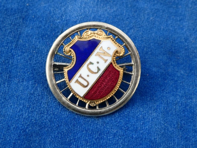 Superbe Broche Ancienne Cyclisme - Badge Français - Vintage - Porté