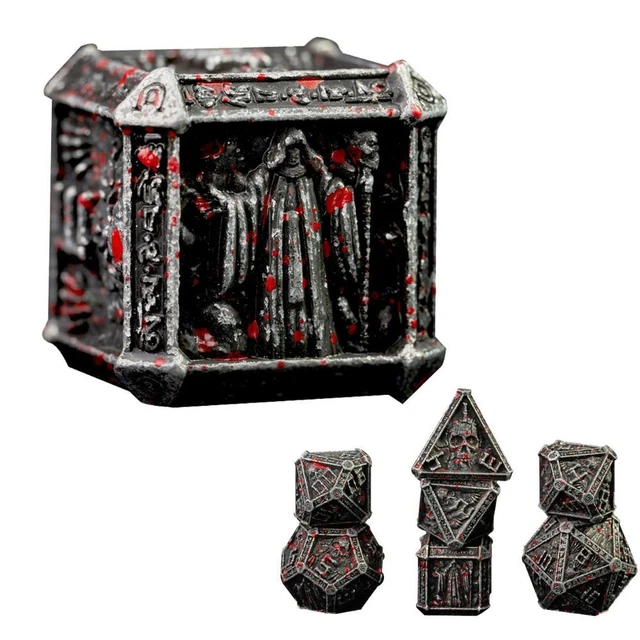 Polyédrique COC DND dés TRPG Jeu de Tarot Jouet de Fête Magicien dés