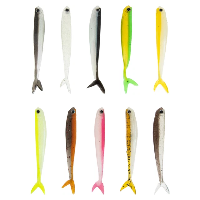 JCUGSBS 8 Pezzi Esca Gomma Di Pesca, Pesci