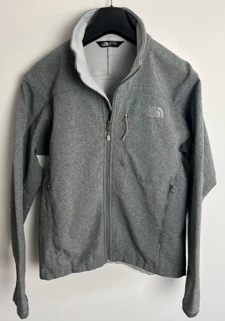 Giacca Cappotto Da Uomo North Face Piccolo/Medio S/M Parete a Brezza Grigio Apice Morbido