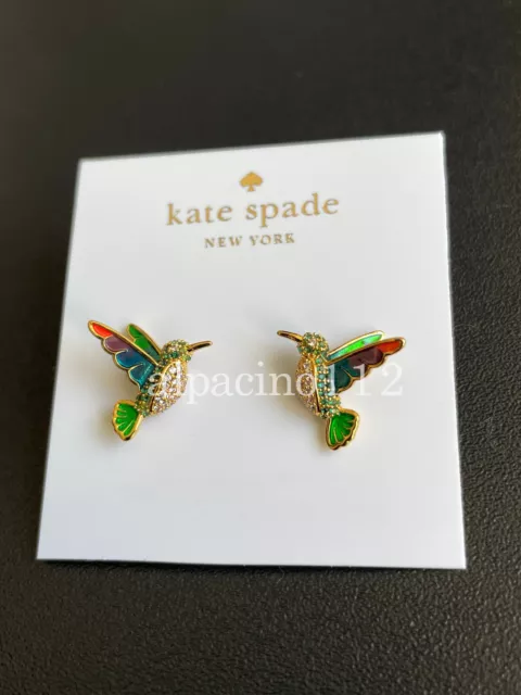 ~Kate Spade New York Dazzling Daisy Hummingbird Stud Earrings~