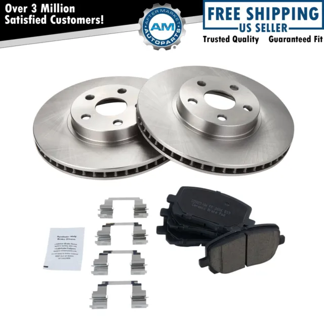 Front Posi Ceramic Brake Pads & Rotors Kit for Corolla Matrix Vibe