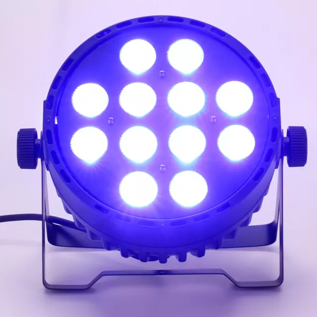 12 LED 120W RGBW PAR64 Light DMX DJ Stage Light 4IN1 Color Mixing Wash Effect US