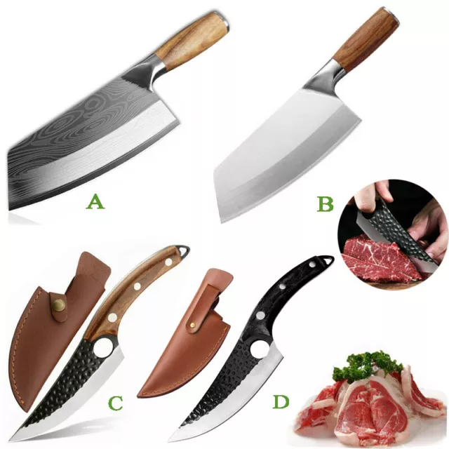 Küchenmesser Kochmesser Profi Chefmesser Japanisches Edelstahl Hackmesser Scharf