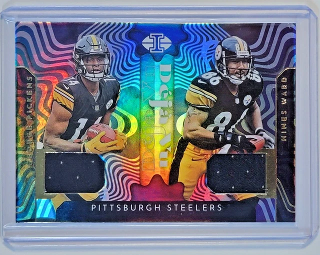 2022 Illusions Deja Vu George Pickens Hines Ward Pittsburgh Steelers Dual Patch