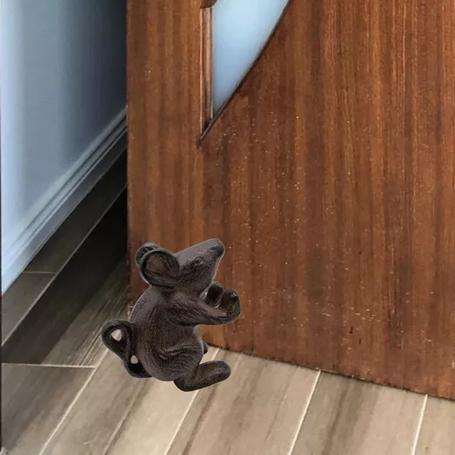 Comfy Hour Antique and Vintage Animal Collection Cast Iron Mouse Door Stopper 3