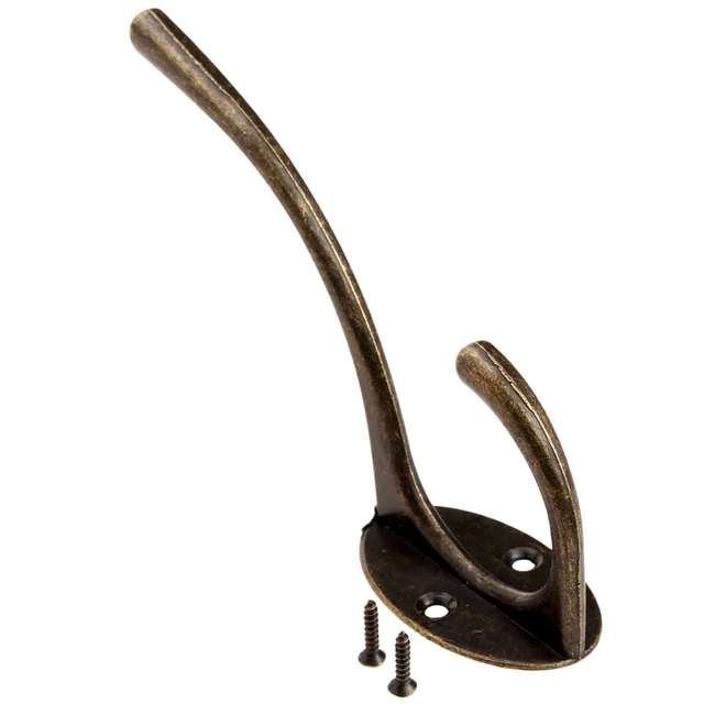 Antique Bronze Towel Hat Robe Durable Hooks Rack Door Wall Mount Closet Hanger