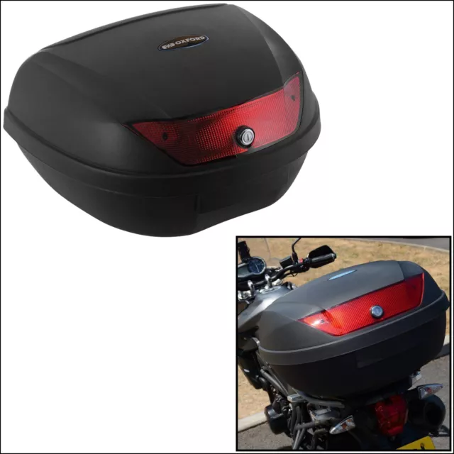 Oxford 52L Motorrad Motorrad Roller Top Box Hart Universal Gepäck OL209