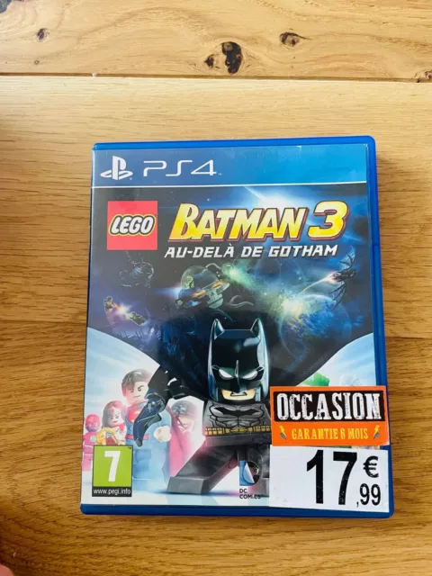 Jeu LEGO BATMAN 3 au dela de gotham  Playstation 4 PS4 en bon état avec boitier