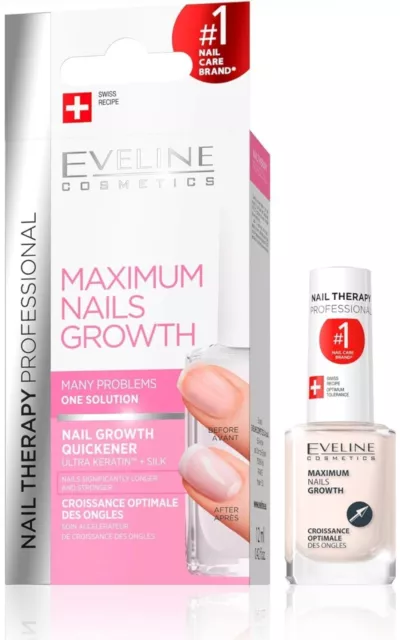 EVELINE NAIL THERAPY Maximum Nails Growth Nail Treatment Growth Quickener