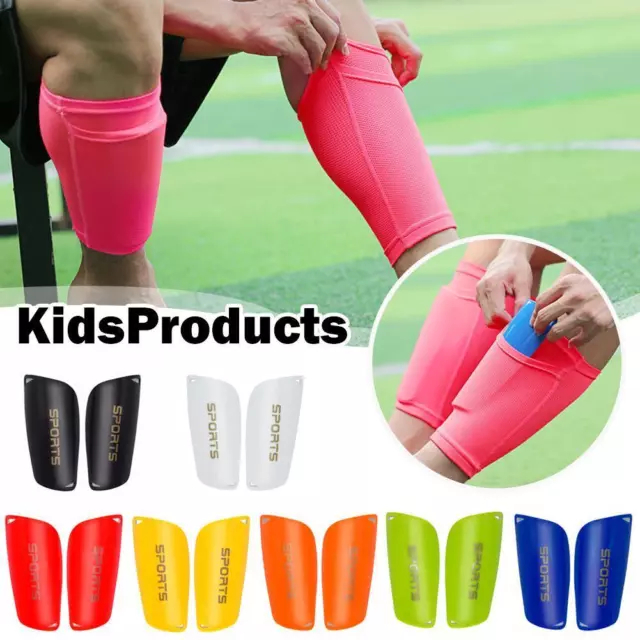 2pcs Kids Football Soccer Shin Guards Leg Supports Padsuk Protector X6H6