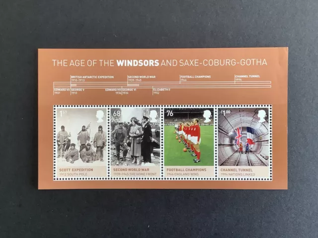 Kings & Queens (6th Series) House of Windsor Miniature Sheet MNH 2012