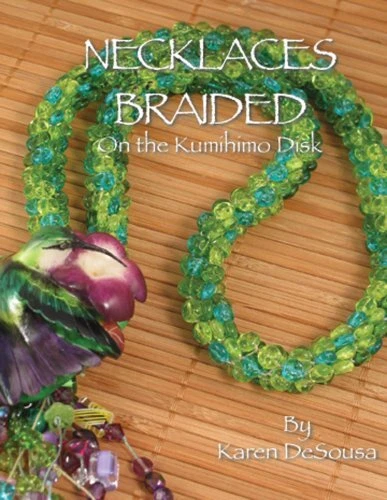 NECKLACES BRAIDED ON THE KUMIHIMO DISK By Karen Desousa *Excellent Condition*