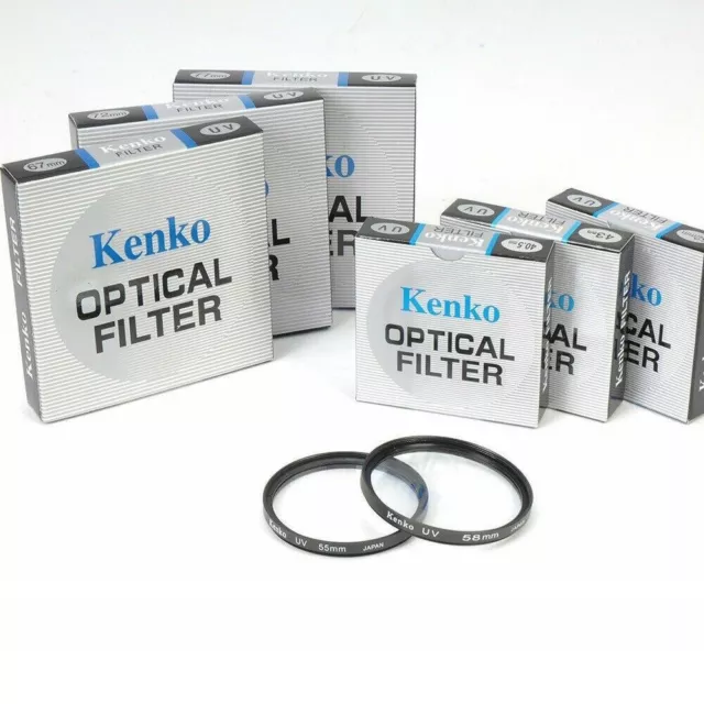 Kenko UV Digital Glass Filter Lens for Nikon Canon Sony Leica Fuji 25mm - 82mm