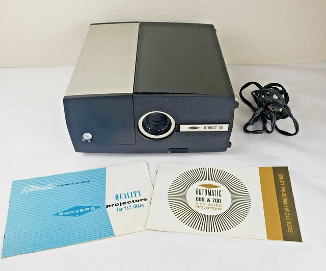 Piezas de proyector deslizante vintage Sawyer's Rotomatic modelo 700 2x2 o solo reparación