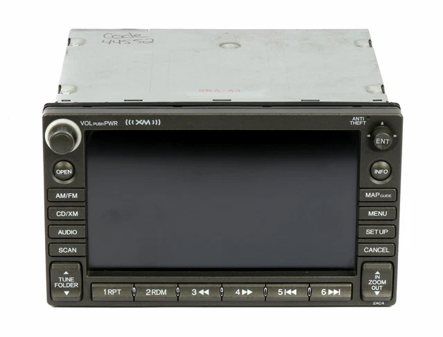 07-09 Honda Civic Single Information GPS TV Screen 39541-SNA-A310-M1 Face 2AC4